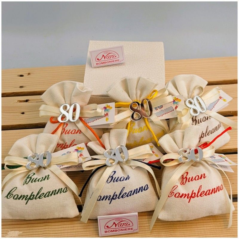 Bomboniere per compleanno 80 anni