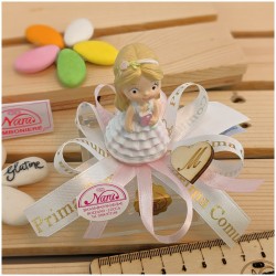 Bomboniera prima comunione calamita Bambina