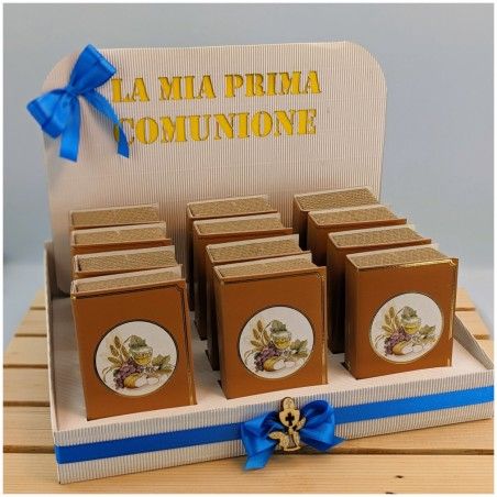 Scatolina vangelo porta confetti prima comunione