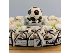 Bomboniere calcio scarpette portachiavi metallo