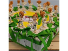 Bomboniera Karate Judo da Bambina verde