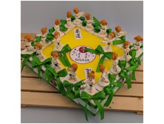 Bomboniera Karate Judo da Bambina verde