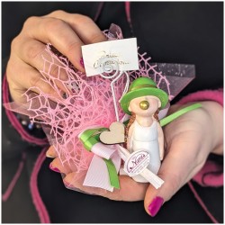 Monella Bomboniera Cuore Matto