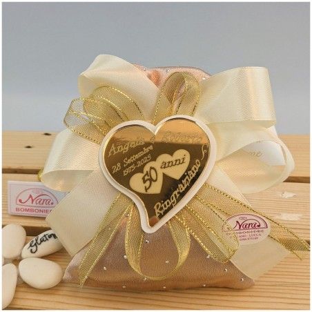 Calamita Nozze d'oro personalizzata