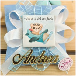 Bomboniere Battesimo Mattonelle calamite