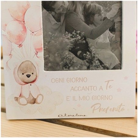 Uniqicon Portafoto Rosa Eterna In Barattolo Con Luce LED E Messaggio Vocale QR Code - Regalo Anniversario San Valentino