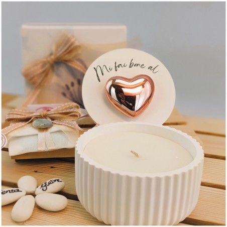 Collezione Claraluna Cuore oro caldo