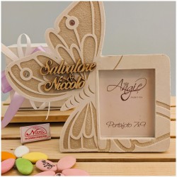 Bomboniere Farfalla Orologio Profumatore e Portafoto