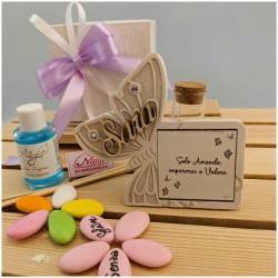 Bomboniere Farfalla Orologio Profumatore e Portafoto