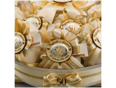 Torta di Bomboniere Cinquantesimo di Matrimonio
