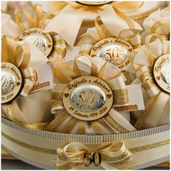 Torta di Bomboniere Cinquantesimo di Matrimonio