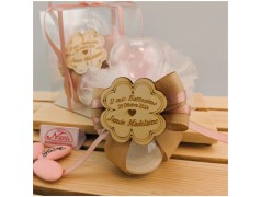 Bomboniere Battesimo Clessidra abbinata al Barattolino personalizzato