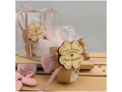 Bomboniere Battesimo Clessidra abbinata al Barattolino personalizzato