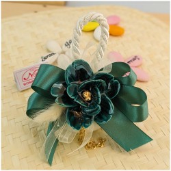 Rosa Bomboniera Capodimonte Lucida verde petrolio