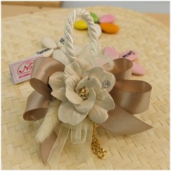 Rosa Bomboniera Capodimonte Lucida crema