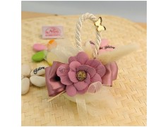 Rose Satinate Bomboniere Capodimonte