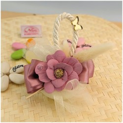 Rose Satinate Bomboniere Capodimonte