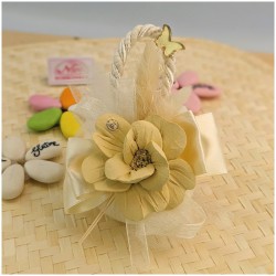 Rose Satinate Bomboniere Capodimonte