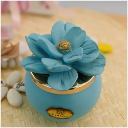 Candele Bomboniere con fiore di Capodimonte