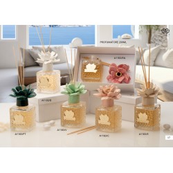 Profumatori Bomboniere con fiore di Capodimonte