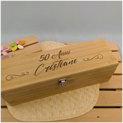 Bomboniere Testimoni tema vino scatola Personalizzata con kit