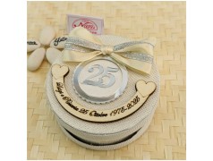 Scatolina degustazione Bomboniera Nozze Argento