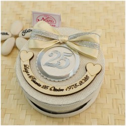 Scatolina degustazione Bomboniera Nozze Argento