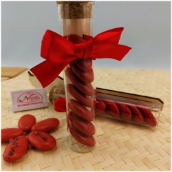 Provetta in vetro con gufetto segnalibro Bomboniere laurea