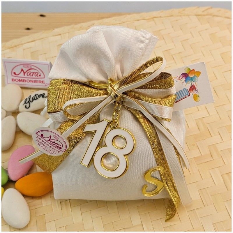 Portachiavi Bomboniera 18 compleanno