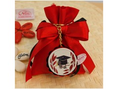 Bomboniere laurea Tocco portachiavi