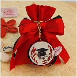 Bomboniere laurea Tocco portachiavi