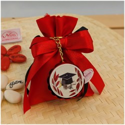 Bomboniere laurea Tocco portachiavi