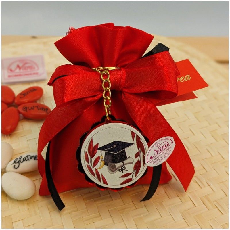 Bomboniere laurea Tocco portachiavi