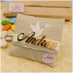 Bomboniera con simbolo della Cresima