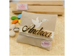 Bomboniera con simbolo della Cresima