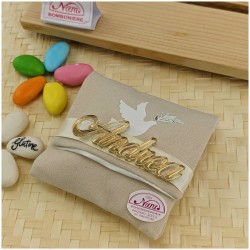 Bomboniera con simbolo della Cresima