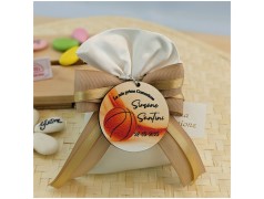 Bomboniera Basket Portachiavi Personalizzato