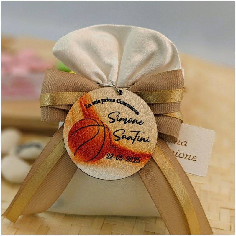 Bomboniera Basket Portachiavi Personalizzato