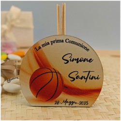 Bomboniera Basket Comunione Profumatore Personalizzato