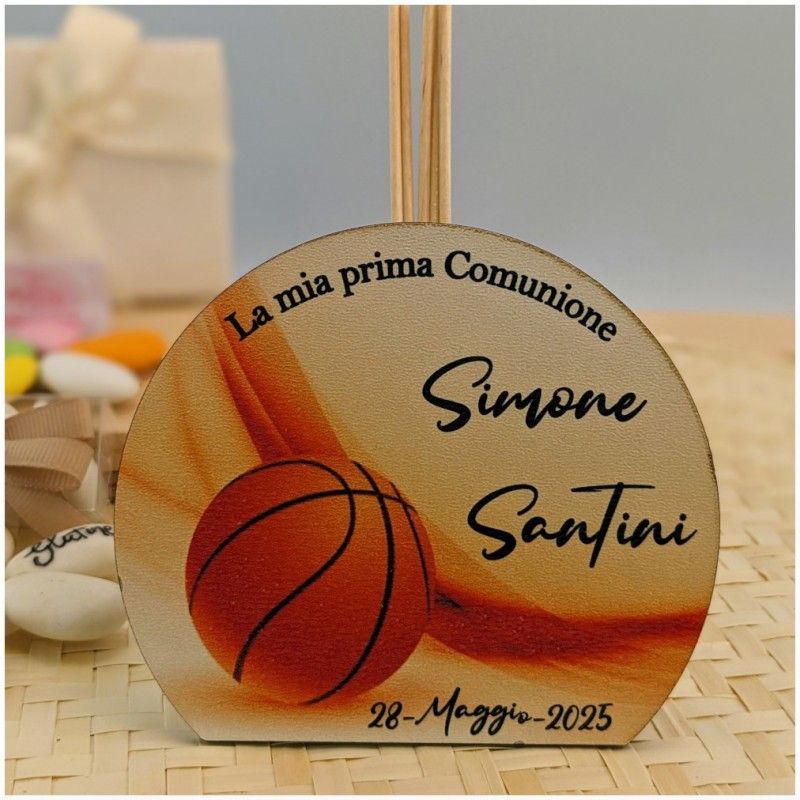 Bomboniera Basket Comunione Profumatore Personalizzato