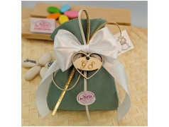 Confettate Matrimonio Sacchetto porta Confetti con iniziali