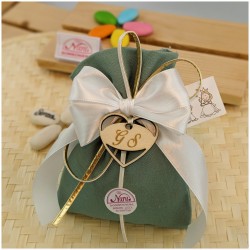 Confettate Matrimonio Sacchetto porta Confetti con iniziali