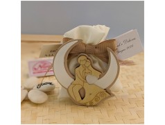 Portaconfetti Matrimonio con sposini sulla luna