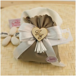 Sacchettini per matrimonio con iniziali