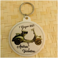 Bomboniere vespa portachiavi personalizzato