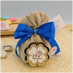 Quadrifoglio Bomboniera 18 Compleanno