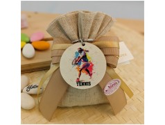 Bomboniera Tennis Portachiavi Bambina