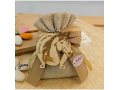 Bomboniere tema Cavallo Portachiavi Personalizzato