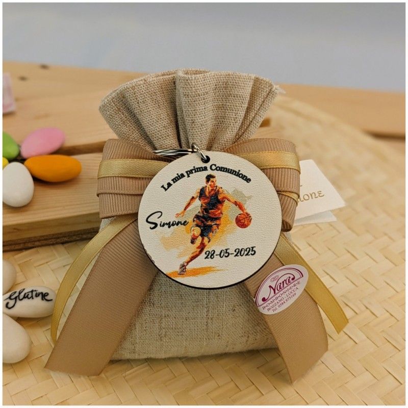 Bomboniera Portachiavi Basket