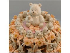 Torte di Bomboniere con orsachiotti in porcellana